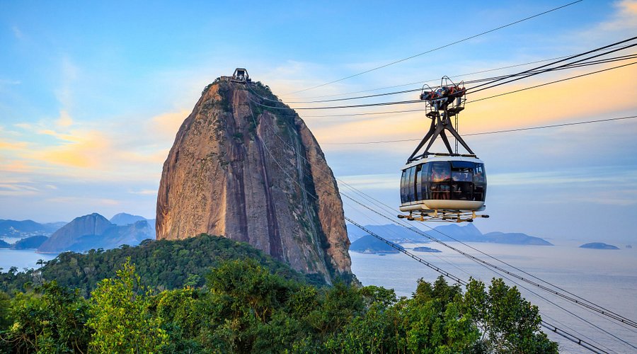 Pão de Açúcar com vista para a Baía de Guanabara