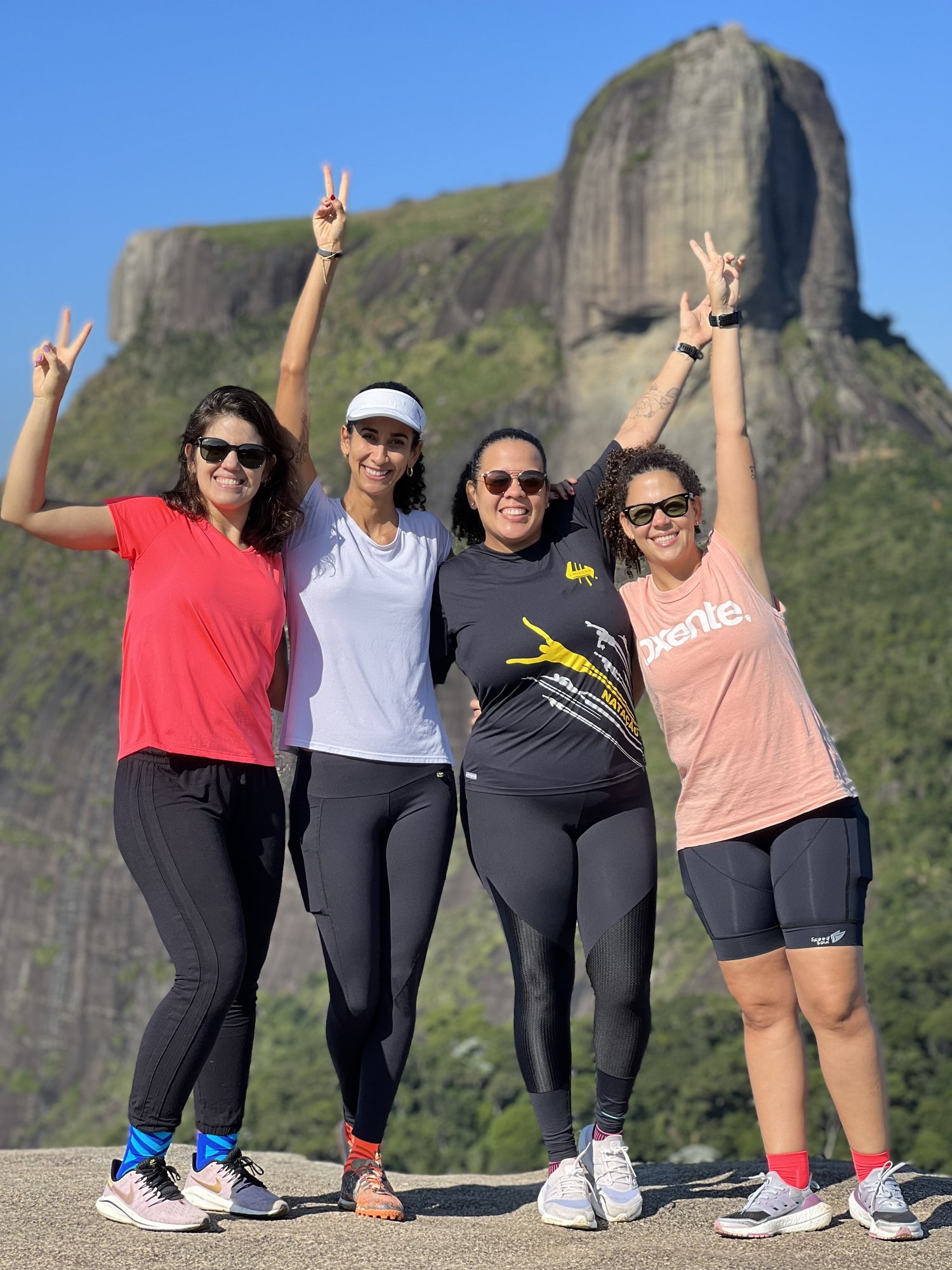 Vista do topo da Pedra Bonita no Rio de Janeiro