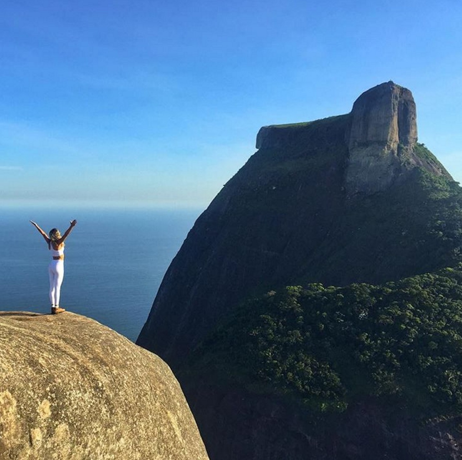Pedra Bonita, ponto de decolagem do parapente