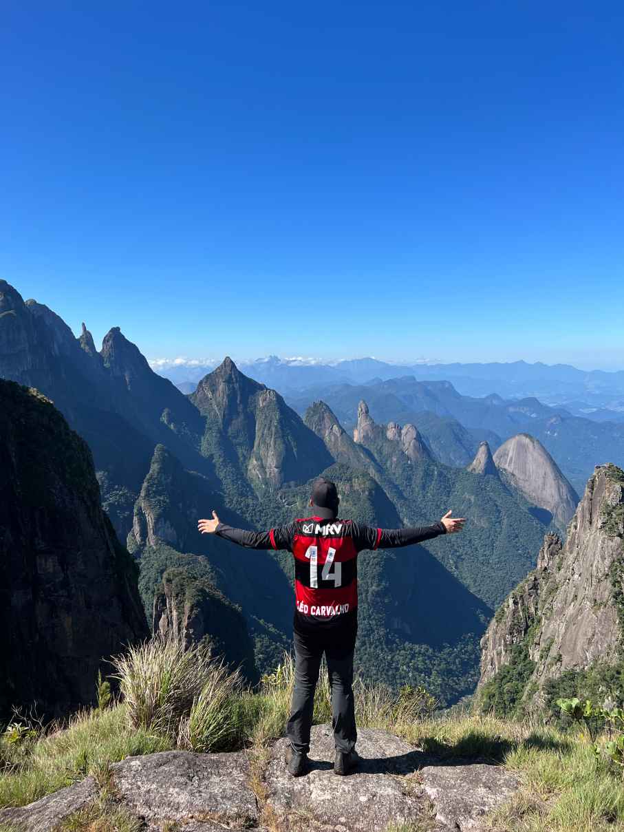 Formação rochosa na Serra dos Órgãos